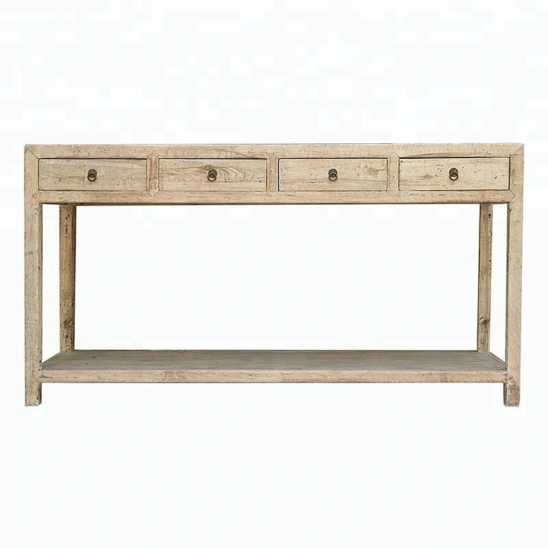 chinese antique reproduction natural wood console table furniture