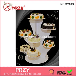 plastic cake stand for wedding