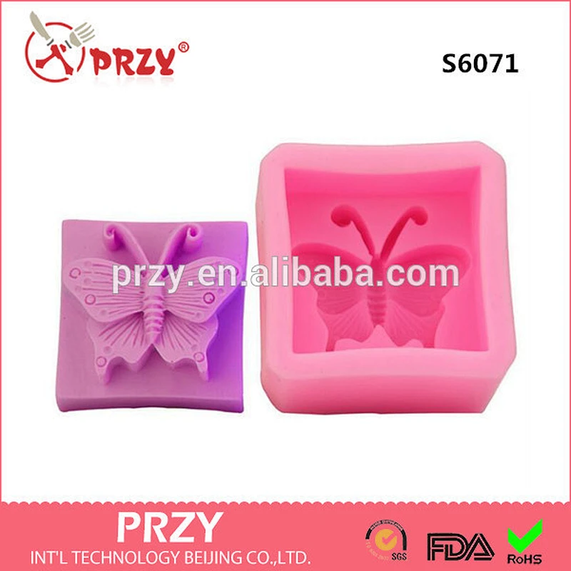 DIY Butterfly character silicone mold for soap making 3d soap molds
