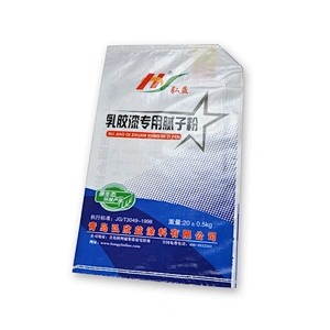 Hot selling bag is 20kg for cement putty packaging