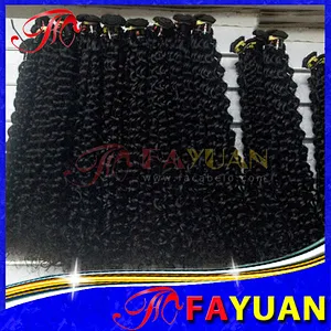 Top grade 100% unprocessed human virgin jerry curl hair brazilian weave