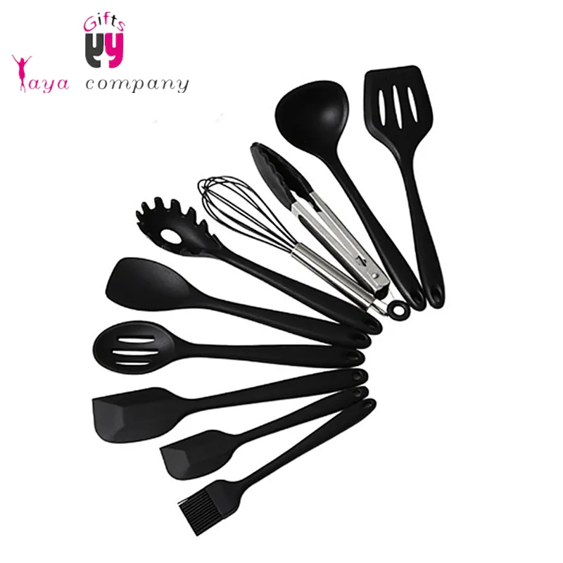 10 pcs Eco-friendly Silicone Kitchen Ware Set
