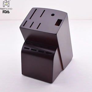 Wood universal knife blocks kitchen knife holder wholesale
