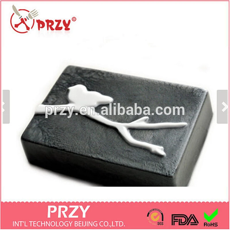 PRZY s2470 DIY Silicone Bird on a Branch Soap Mold