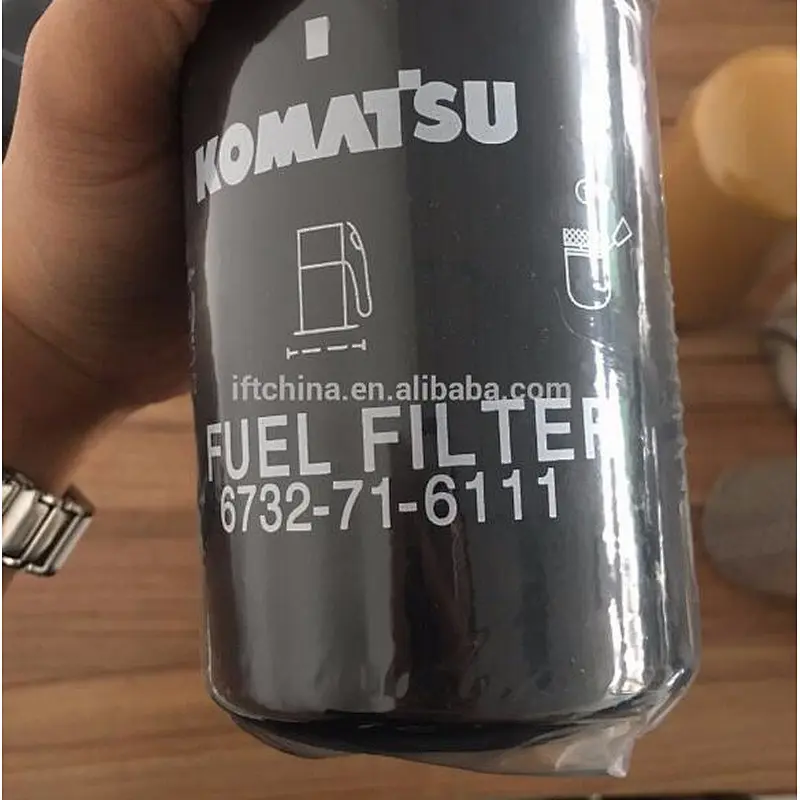 aftermarket OEM Fuel Oil Filter Element for excavator cartridge 6754-79-6140 600-182-2700 207-60-51200 6125-81-7032 600-181-4300
