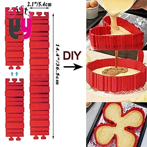 Food grade silicon mold for cake baking tools DIY Multi-shape cake silicone mold  Kitchen Accessories