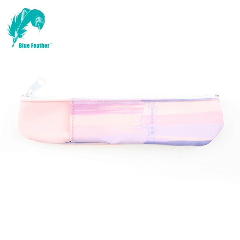 Hot sell oem custom printing canvas zipper pencil bag