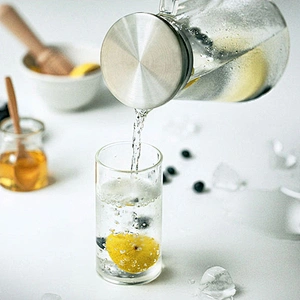 2L cold glass water kettle fire heating anti-scald handle for drinkware