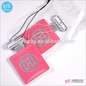 Promotional car air fresheners hanging car air fresheners custom print