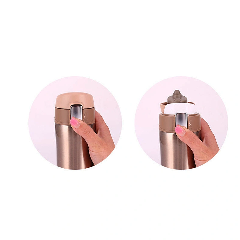 Hot selling bounce cup 304 stainless steel  water bottle for woman