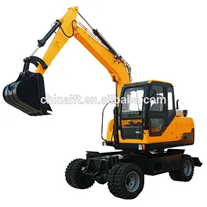 8 tons Mini Digger Wheel Hydraulic Excavator for sale Malaysia