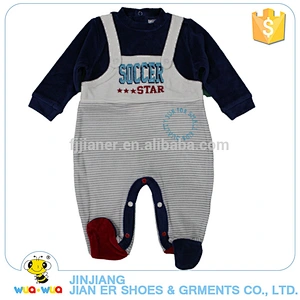 Custom made winter cotton newborn baby boy one piece rompers