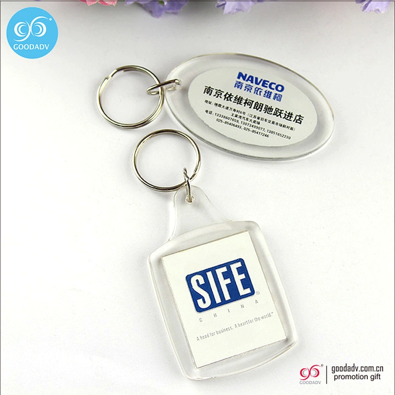 Acrylic keychains custom printed acrylic charms key holder