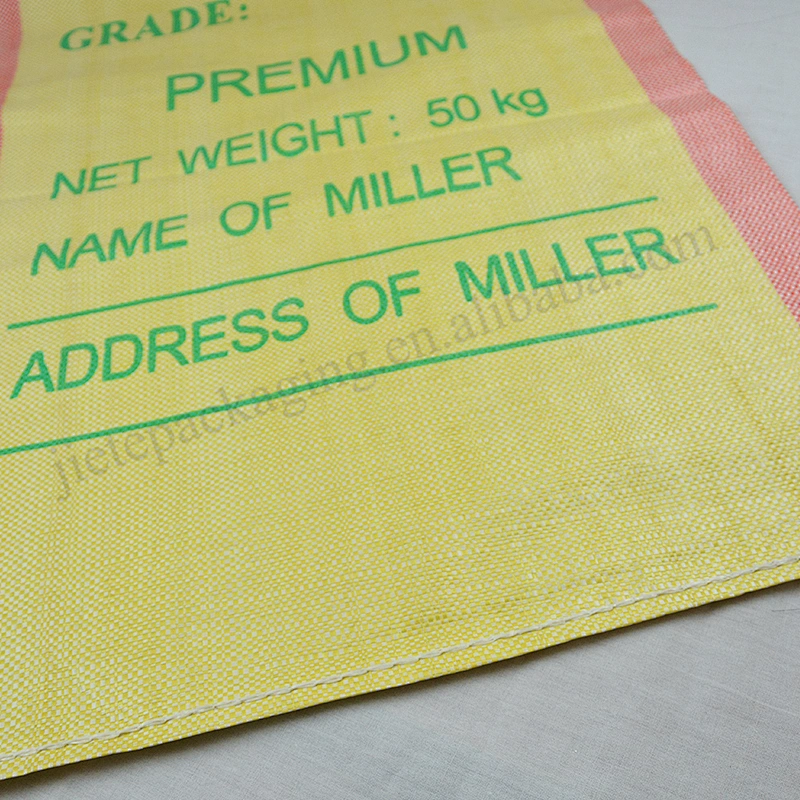 Wholesale 50kg pp woven flour packaging bag for grain