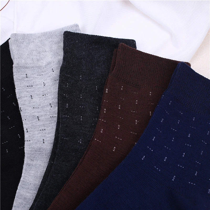 100% cotton warm business man sock-5 pack