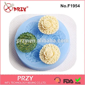 F1954 modelling flower shape silicone fondant maker