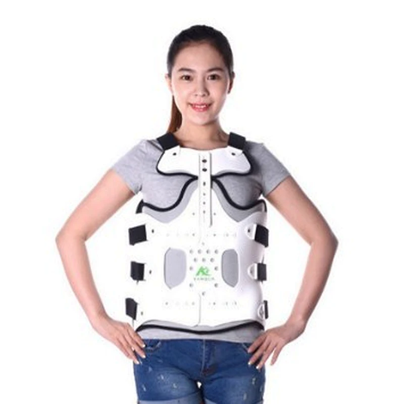 Postoperation adjustable back brace lumbar spine upper brace waist chest support brace