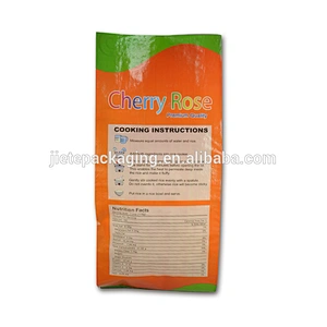empty cherry rose rice, flour bag for sale 25kg 10kg