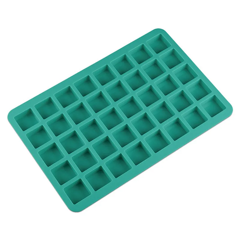 40cavities square molds for soap making mould chocolate ice silica mold cake baking Mold