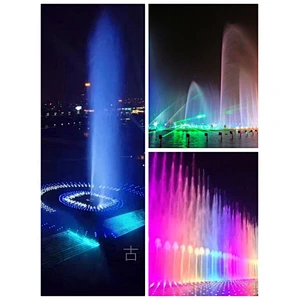 DIY Project Customized DMX512 RGB RGBW IP68 Pool Pond dancing musical water fountain led light