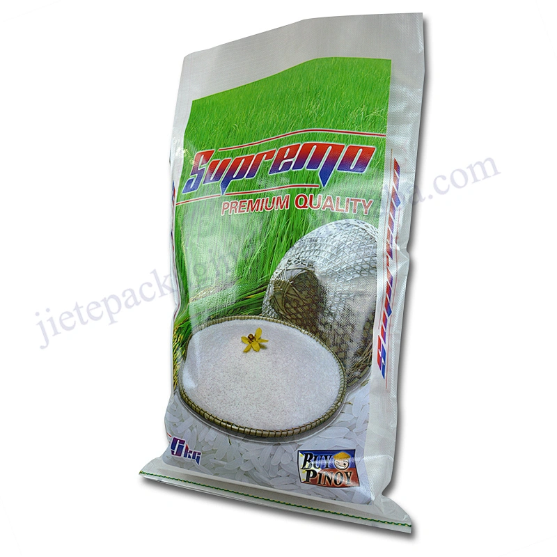High quality design printing plastic pp woven basmati rice packaging bag 50kg export to Dubai