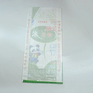 Custom design laminated plastic rice seed bag