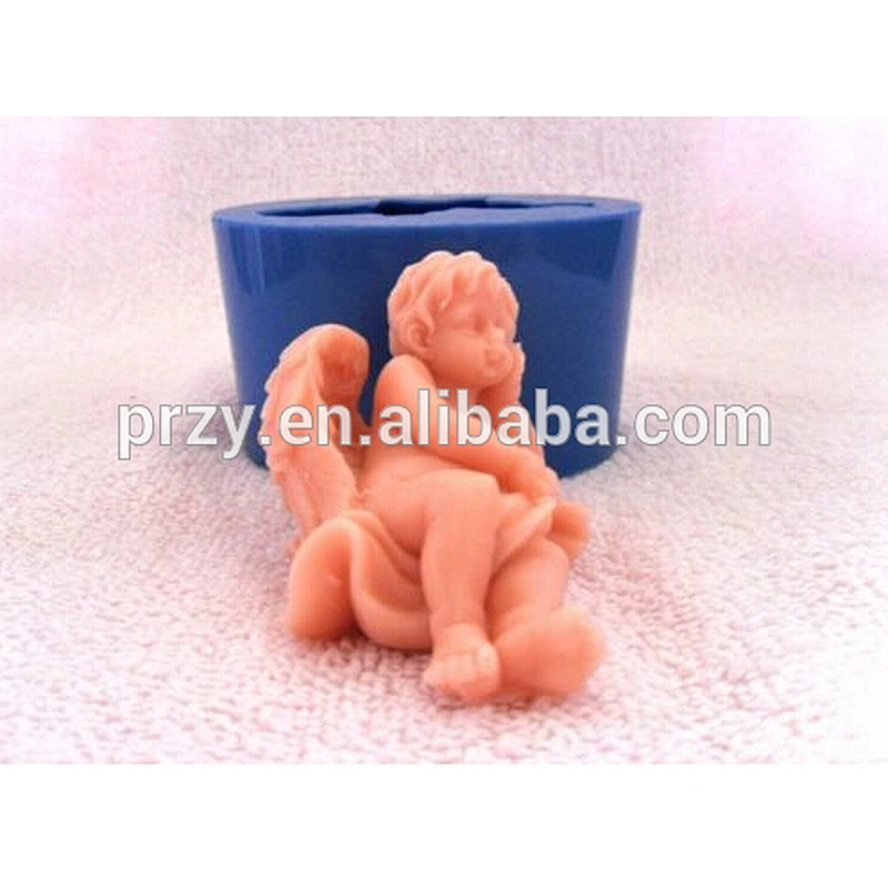Lying angel silicone mold for soap mold 3d angel silicone soap molds