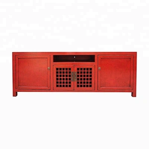 chinese antique solid wood pine tv console old furniture