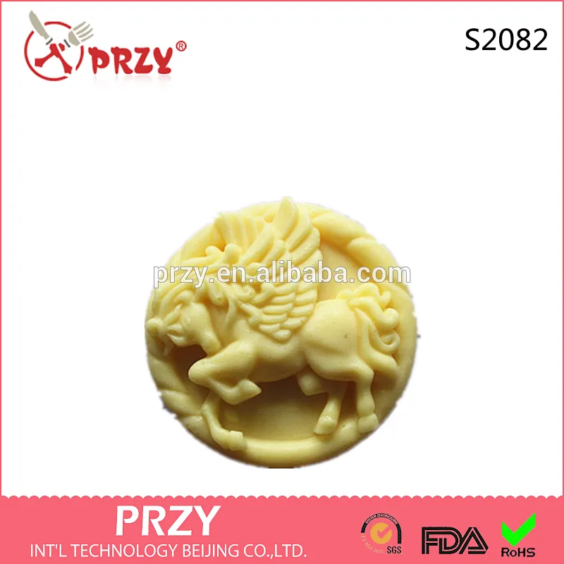 Little Pegasus shaped silicone soap mold Craft Molds DIY Handmade soap mould