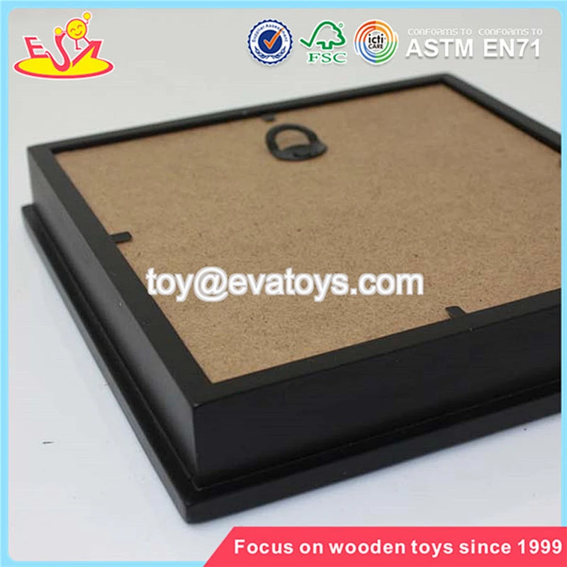 Wholesale most popular high quality wooden black photo frame W09A017