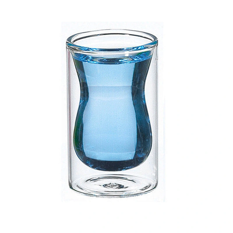 2018 special National wind double wall glass whiskey infuser cup