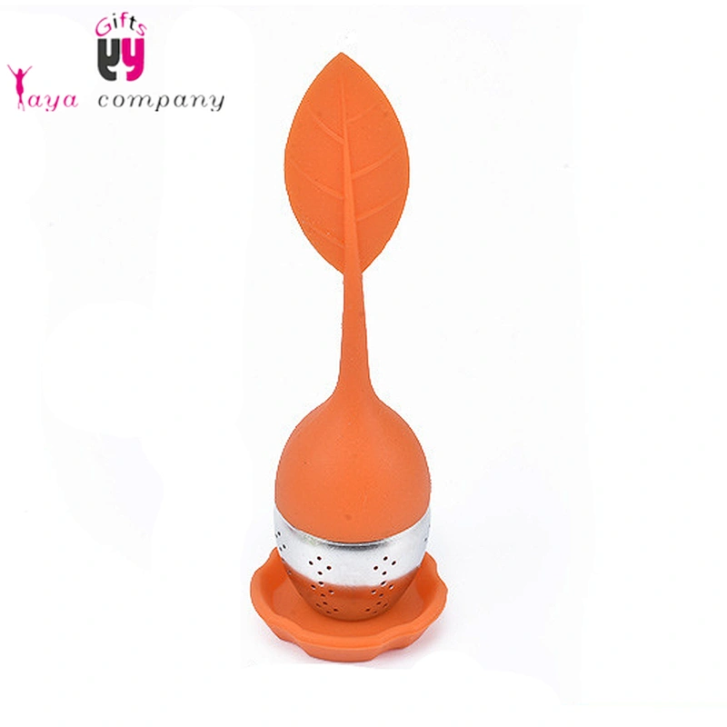 Hot Sale Kitchen Tools Stainless Steel Tea Infuser Silicone Filter
