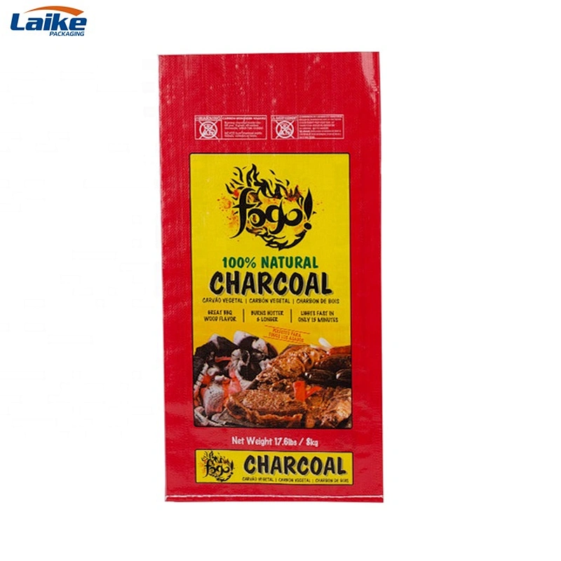 Heavy duty activated charcoal kraft paper bag  laminated with pp woven 15kg 16kg