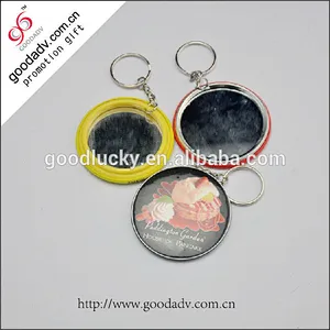 Wholesale beautiful pocket round mirror tin mini mirror gifts