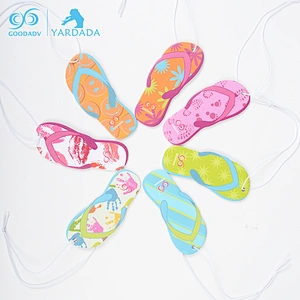 Chinese suppliers custom flip flops novelty shaped car air fresheners