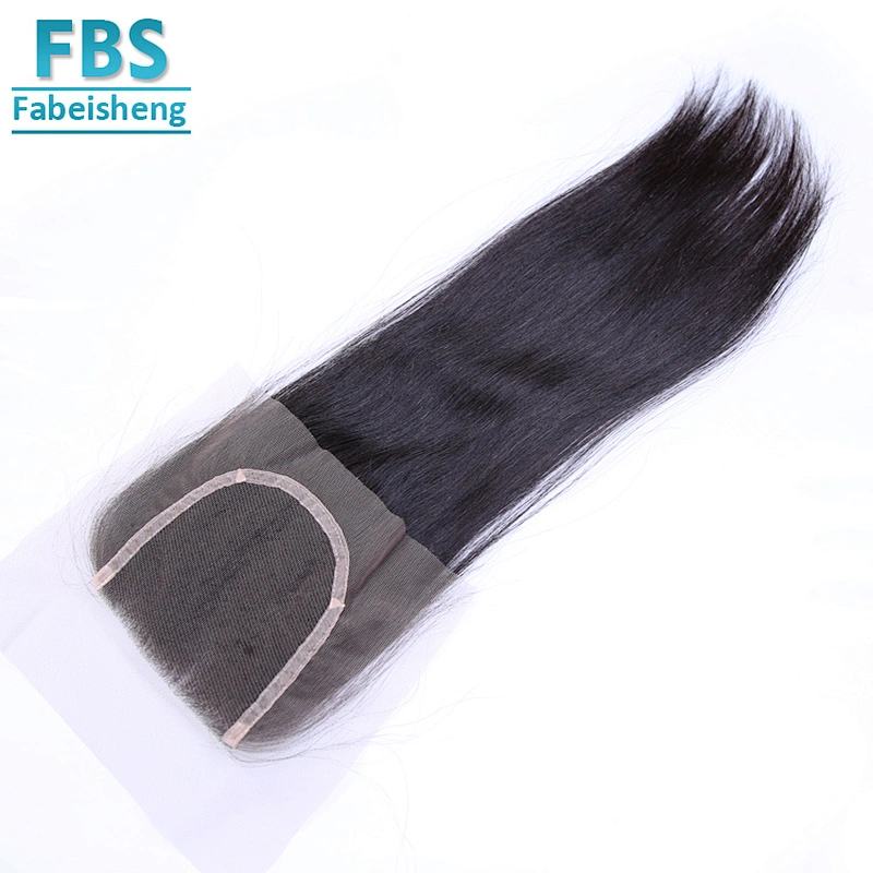 2018 FBS hot selling high quality 100% unprocessed 4*4 lace closure