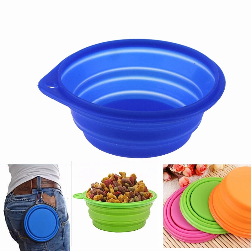 Silicone Foldable Pet Bowls Triple Pack New