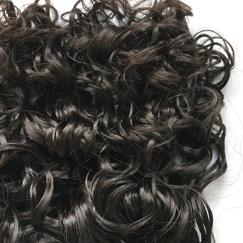 New arrival the best fashion style natural black deep wave hair  brazilian human hair bundles