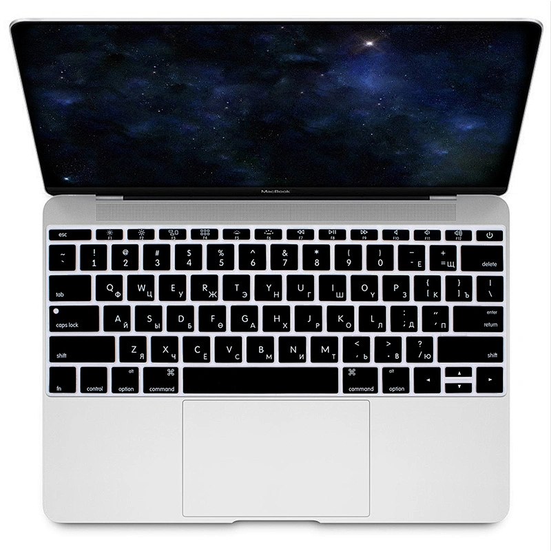 Wholesale China Import Mongolian black silicone keyboard cover Custom Silicone Keyboard Cover For Macbook 12