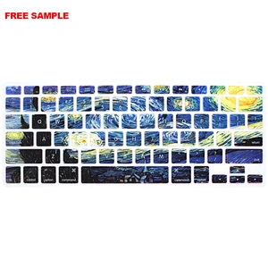 Free Sample Ultra-thin High Quality Silicone Keyboard Covers Skin Dust Protector Cover for Apple for MacBook Pro