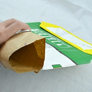 Customized 10kg moisture proof kraft paper cement packaging bag for building mortar,cement industrial bag