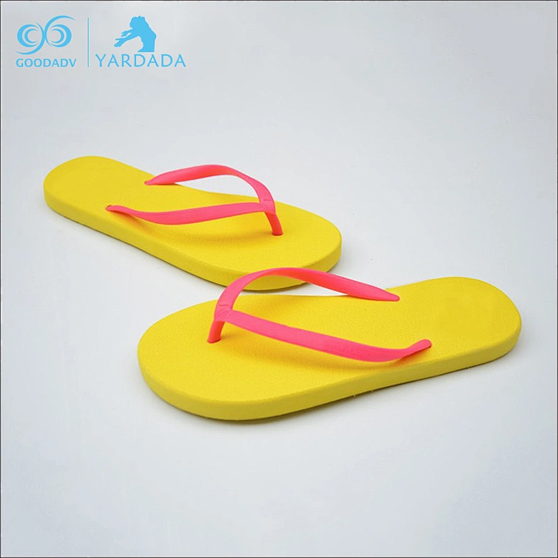 high quality man/lady summer slipper natural solid EVA sheet flip flop