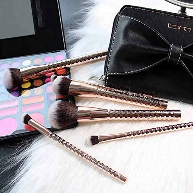 New Arrival Rose Golden Pro Makeup Brush Set 12pcs Completed Makeup Brush with Brushes Clutch For Makeup Studio