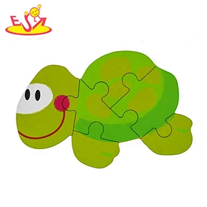 2019 New design educational wooden sea animal toy for baby W14N012