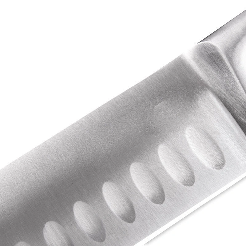 Amazon Hotsale Hollow Handle Stainless Steel 7-Inch Santoku Knife