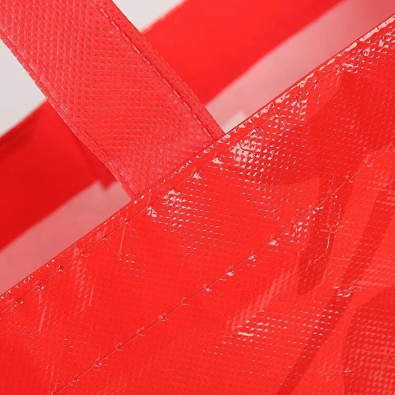 Top sale custom red non-woven bag belt handle for honey packaging