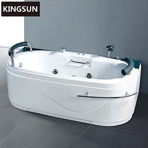 2017 New Arrival Model White color Oval Sharp Acrylic Transparent Bathtub