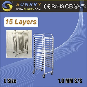 Stainless Steel Kitchen Trolley/Types Of Service Trolley/Aluminum Trolley (SY-TR15B SUNRRY)