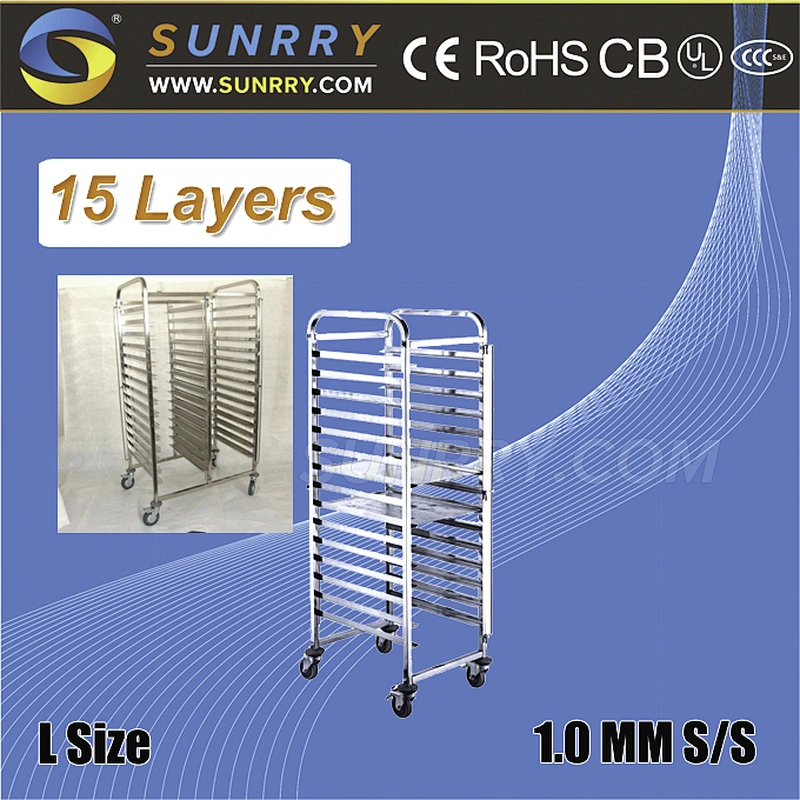 Stainless Steel Kitchen Trolley/Types Of Service Trolley/Aluminum Trolley (SY-TR15B SUNRRY)