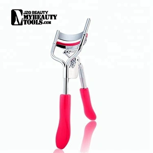 Stainless steel heated salon eyelash curler